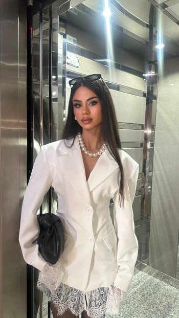 Dantel Detaylı Blazer Ceket Modelleri