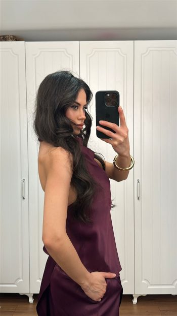 degaje yaka saten takım