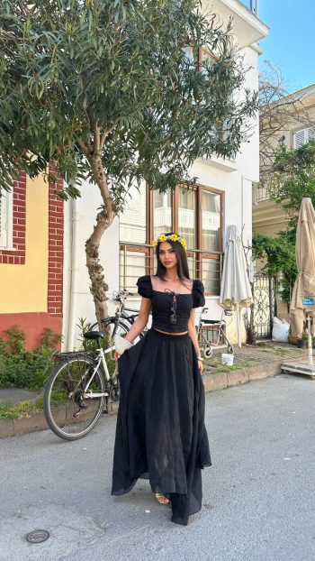 Luna Bohem Etek(Astarlı)